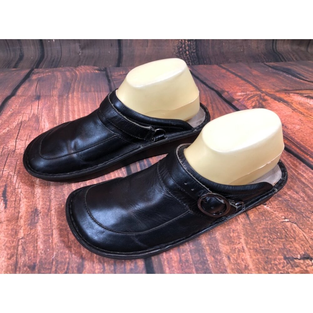 Alegria Seville Womens 40 / 9.5-10 SEV- 601 Black Slip On Mules Shoes (x5c)